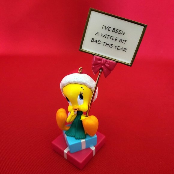 Hallmark Keepsake I've Been Weally, Weally Good This Year Twuthful Tweety Looney - Picture 6 of 12